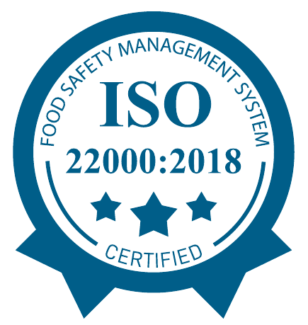 ISO 22000 certification badge